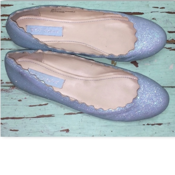 Betsey Johnson Shoes - Betsey Johnson 'Dance' Slip On Glitter Flats